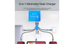 Relife RL-304N 100W Smart Digital Ekranlı 6 Port Charger