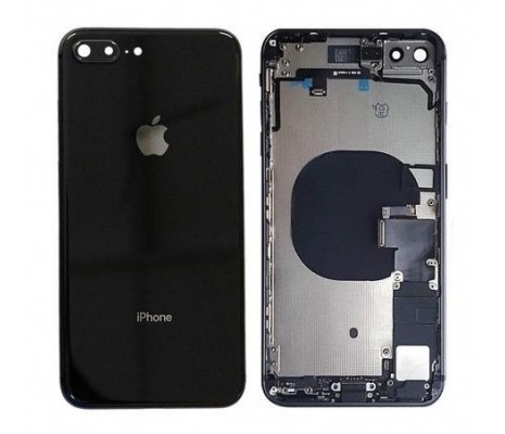 iPhone 8 Plus Dolu Kasa Kapak Siyah