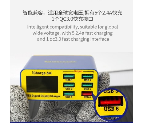 Mechanic iCharge 6M dijital Ekran Adaptor