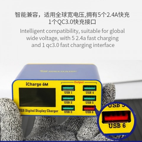 Mechanic iCharge 6M dijital Ekran Adaptor