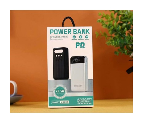 PD 22.5W 30000 Mah Ledli PowerBank Gerçek Pil Kapasitesi