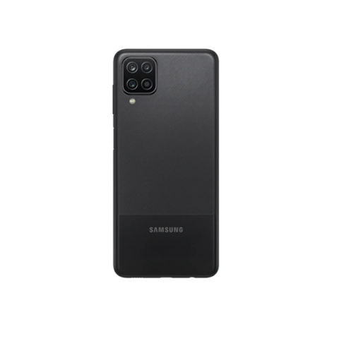 Samsung Galaxy A12 Arka Pil Kapağı Siyah