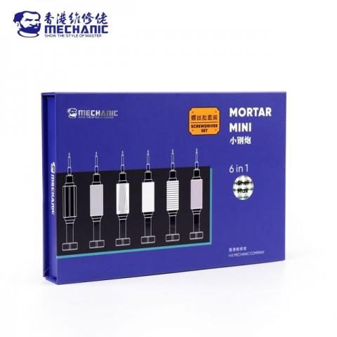 Mechanic Mortar Mini Tornavida Seti 6 in1