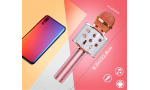 Bluetooth Karaoke Mikrofonu Roze