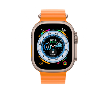 Watch 8 Ultra Max 2023 Android İos Uyumlu Akıllı Saat Turuncu