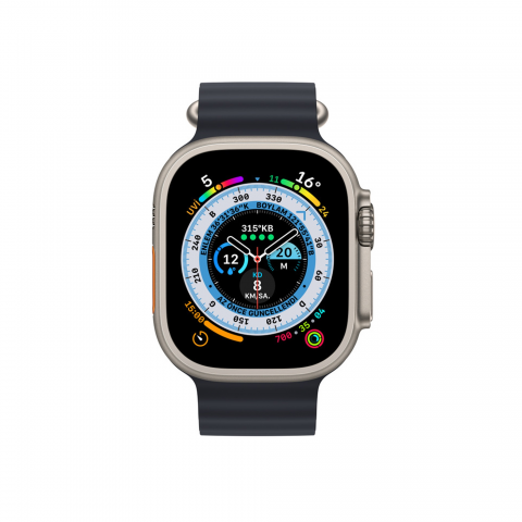 Watch S8 Ultra Max 2023 Android İos Uyumlu Akıllı Saat Siyah
