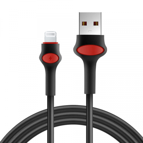 GFZ115 Apple 3.0A Hızlı Şarj ve Data Kablosu 1M Siya