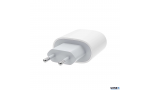 Ak-mobile PD20W Quick Charger Type­-C to Lightning Kablolu Şarj Aleti Set Beyaz