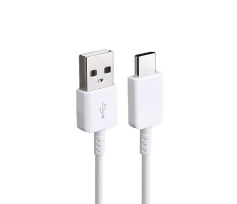 6A 100W UsbA to Type-C Hızlı Data ve Şarj Kablosu Beyaz