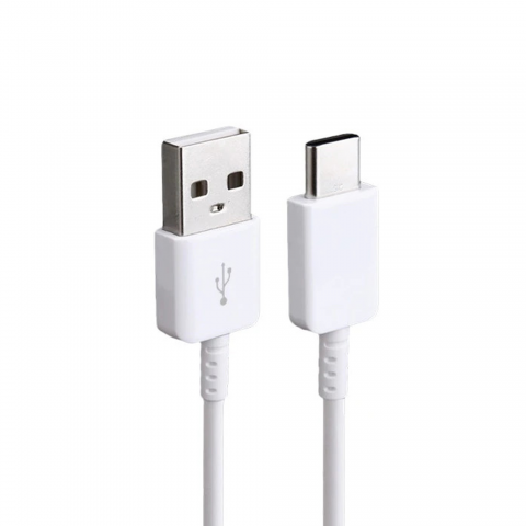 6A 100W UsbA to Type-C Hızlı Data ve Şarj Kablosu Beyaz