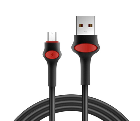 GFZ115 Micro 3.0A Hızlı Şarj ve Data Kablosu 1M Siya