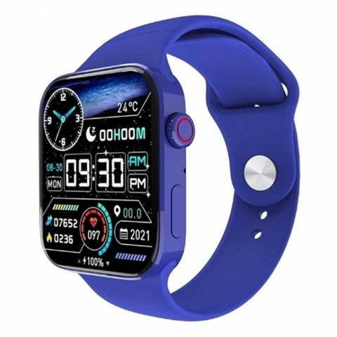 Yeni Nesil Watch 7 Series Android İos Uyumlu Akıllı Saat Mavi