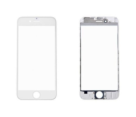 iPhone 6 Plus Ocalı Çıtalı Cam beyaz