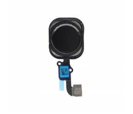 iPhone 6 Home Flex Orta Tuş Yapışkanlı Siyah
