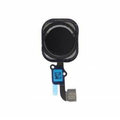 iPhone 6 Home Flex Orta Tuş Yapışkanlı Siyah