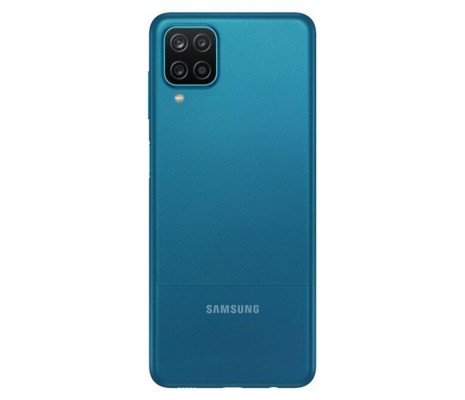 Samsung Galaxy A12 Arka Pil Kapağı Mavi