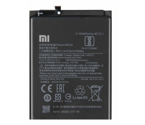 Xiaomi Note 9 Batarya