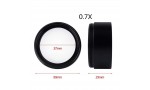 0.7X Mikroskop yardımcı objektif Lens 48mm