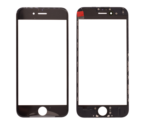 iPhone 6 Plus Ocalı Çıtalı Cam Siyah
