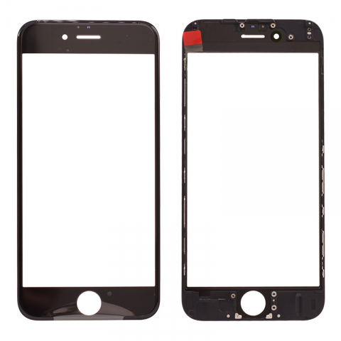 iPhone 6 Plus Ocalı Çıtalı Cam Siyah