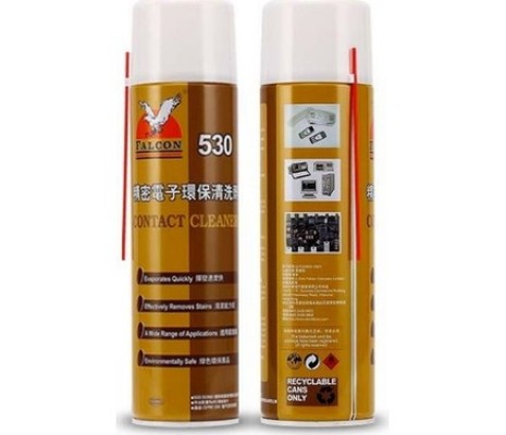 Falcon 530 Yağsız Kontak Oksit Temizleme Spreyi 550ml