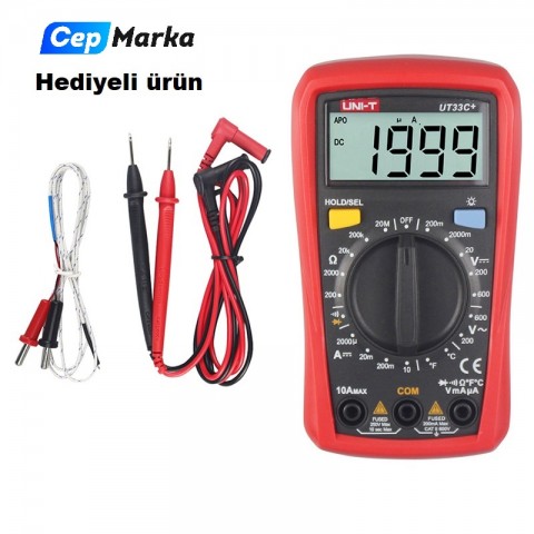 Unit UT 33C+ Dijital Multimetre Ölçü Aleti